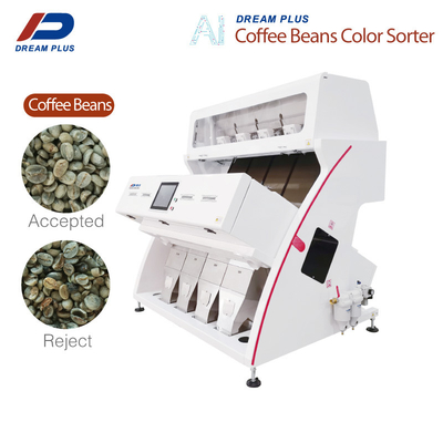 CCD-RGB-Kamera Kaffeebohnen-Sortiermaschine 4 Rutschen