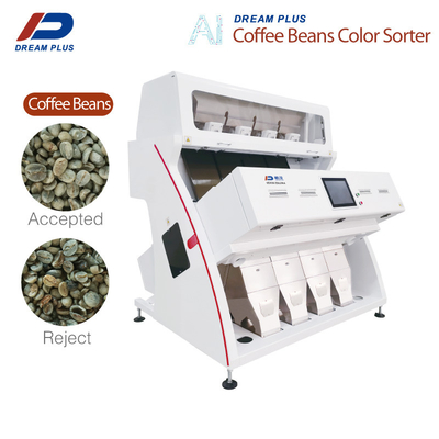 CCD-RGB-Kamera Kaffeebohnen-Sortiermaschine 4 Rutschen