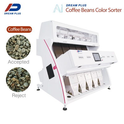 Industrielle Kaffeebohnen-Farbmaschine mit 5 Rutschen und einfacher Installation der RGB-Kamera