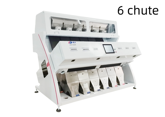 Automatische Sortiermaschine für Reisfarben 6 Rutsche 384 Kanal