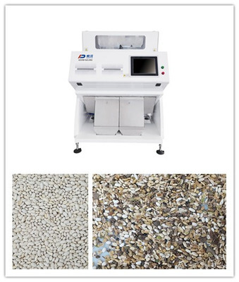 RGB-CCD-Landwirtschafts-Weißbohnen-Farbsortierer-Maschine 2 Rutschen