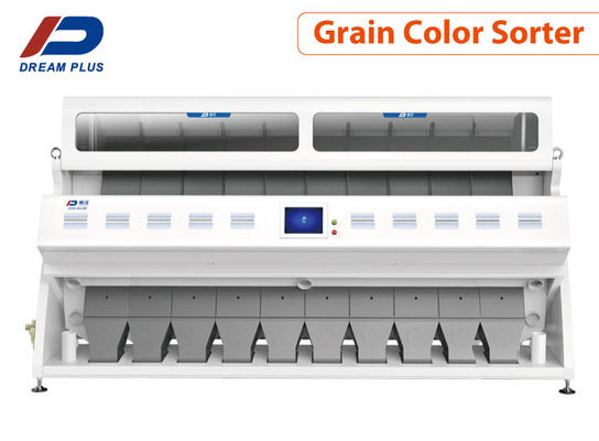 Intelligenter 10 Rutscheoptischer CCD-Korn-Farbsortierer 6 - 7t/H Kanal der Kapazitäts-640