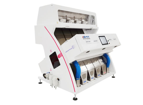 Kanal 1500kg/H Erdnuss-Korn-Bean Rices 4 Rutsche256 CCD-Farbsortierer-Maschine