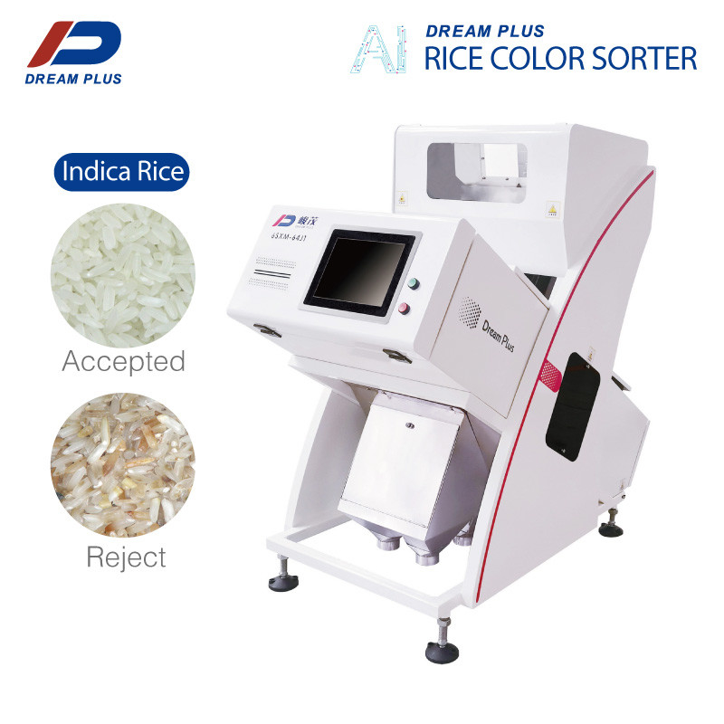 Spezielle Genauigkeit 0,9 Mini Rice Color Sorters 99,9% - 1.5T/H