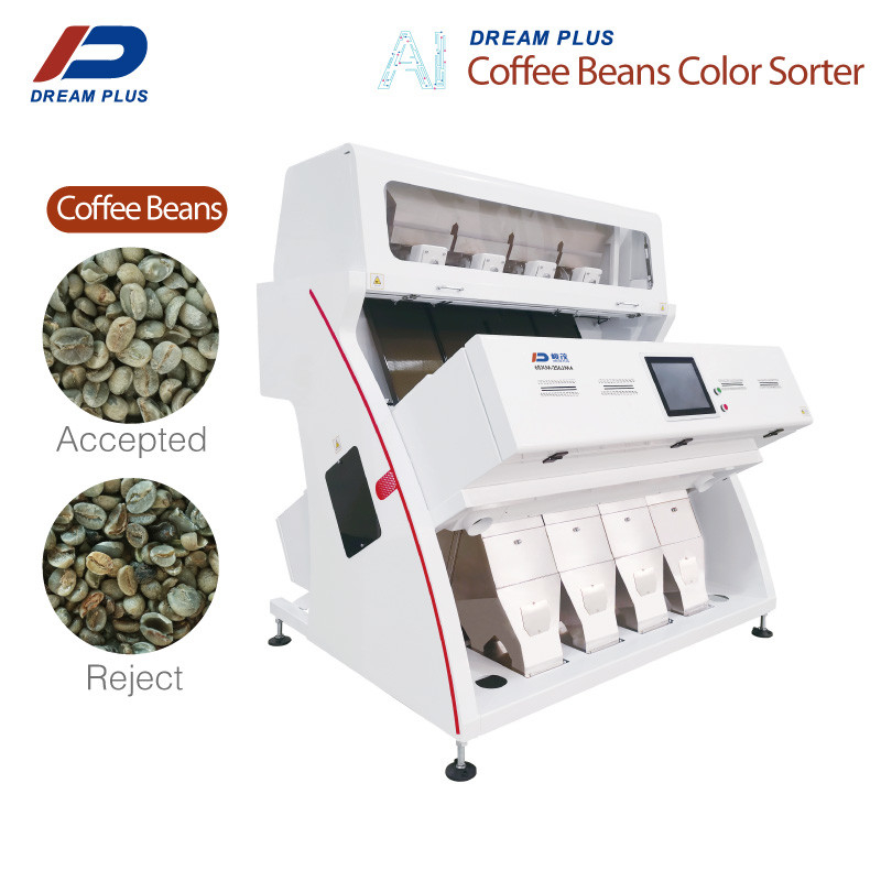 Rutsche-RGB-Kaffee-Bean Color Sorter High Sorting-Genauigkeit der hohen Kapazitäts-4