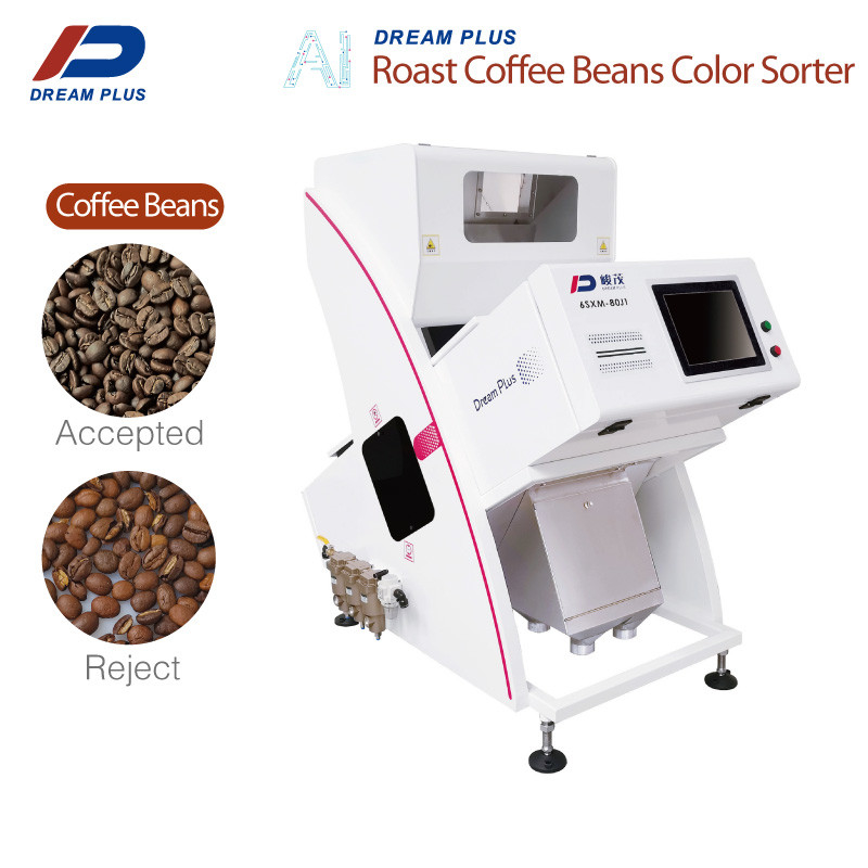1 Rutschindustrieller Kaffee Bean Color Sorter 80 Kanäle