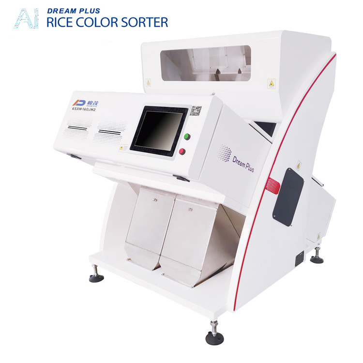 CCD 5400pixels kochte Reis-Farbsortierer mit dem 2mal-Sortieren an