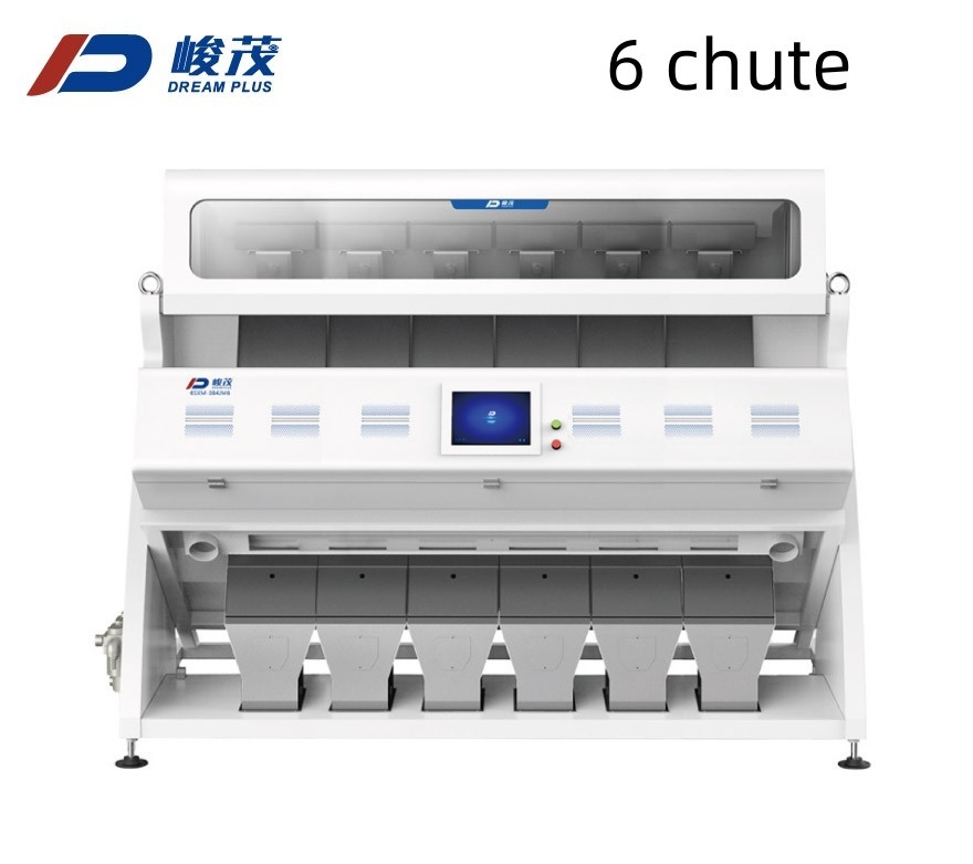 Automatische Sortiermaschine für Reisfarben 6 Rutsche 384 Kanal
