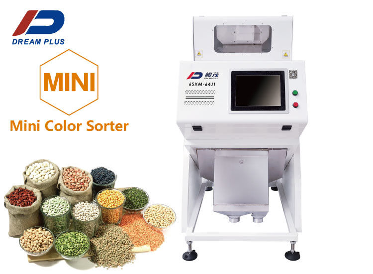 Tragbares Getreide-Mini Color Sorter Equipment With-Bild, das Fähigkeit gefangennimmt
