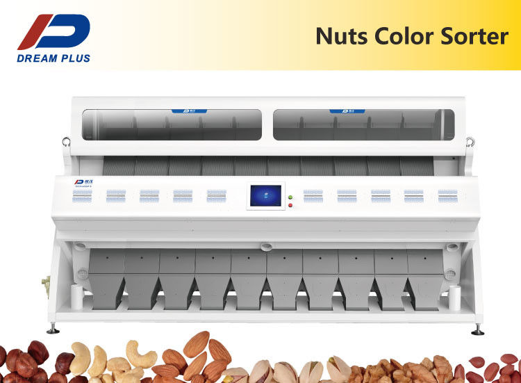 Intelligenter 10 Rutscheoptischer CCD-Korn-Farbsortierer 6 - 7t/H Kanal der Kapazitäts-640